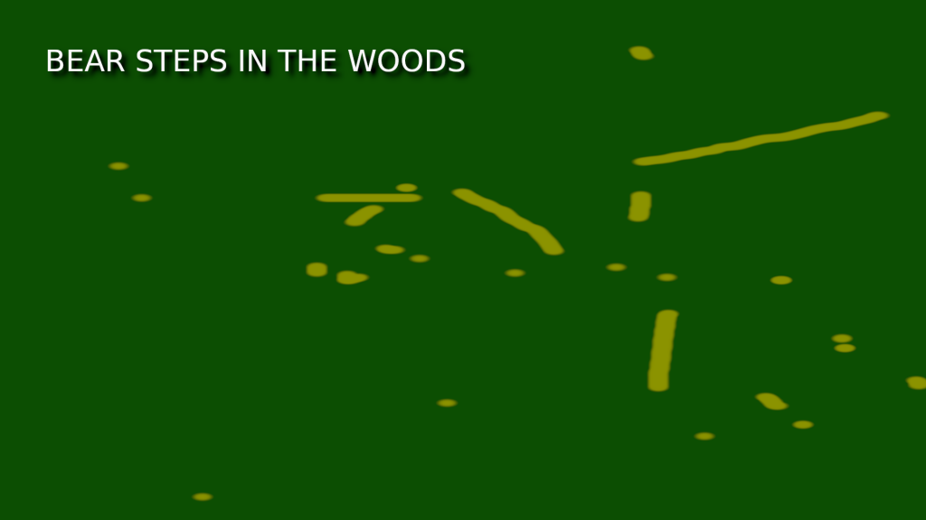 Green image with yellow dots and lines.